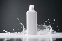 Bottle milk refreshment monochrome. AI generated Image by rawpixel.