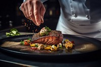 Chef food restaurant cooking. AI generated Image by rawpixel.