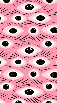 Eyes pattern backgrounds pink. AI generated Image by rawpixel.