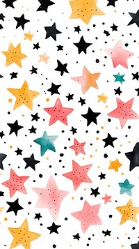 Star confetti pattern backgrounds. AI generated Image by rawpixel.