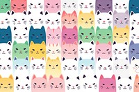 Cute background pattern backgrounds mammal. AI generated Image by rawpixel.