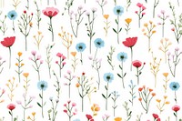 Cute background pattern flower backgrounds. AI generated Image by rawpixel.