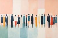 Business people art painting togetherness. AI generated Image by rawpixel.