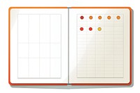 Planner book text diary page. AI generated Image by rawpixel.