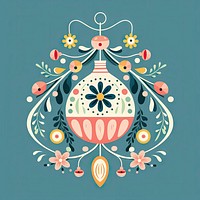 Christmas ornament art christmas graphics. AI generated Image by rawpixel.