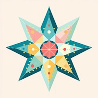 Christmas star ornament art christmas pattern. AI generated Image by rawpixel.
