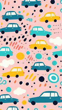 Car pattern vehicle art. AI generated Image by rawpixel.