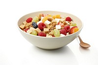 Bowl breakfast cereal spoon. AI generated Image by rawpixel.