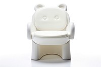 Baby chair furniture white white background. AI generated Image by rawpixel.