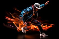 Hiphop dance dancing motion adult. 