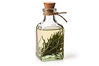 Rosemary bottle white background refreshment. AI generated Image by rawpixel.