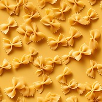 Dry farfalle pasta backgrounds dessert pattern. AI generated Image by rawpixel.
