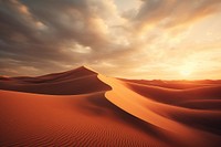 Nature desert outdoors horizon. AI generated Image by rawpixel.