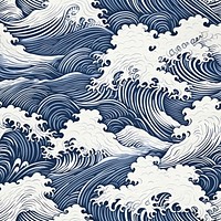Sea curve pattern backgrounds art. 