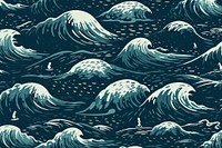 Sea curve pattern backgrounds nature. AI generated Image by rawpixel.