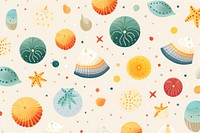 Sea shell backgrounds wallpaper pattern. AI generated Image by rawpixel.