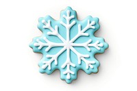 Snowflake sugar cookie white background gingerbread celebration. AI generated Image by rawpixel.