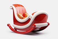 Santa Claus sleigh furniture chair relaxation. AI generated Image by rawpixel.