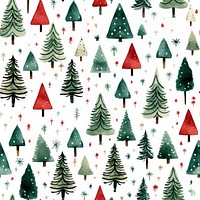 Christmas tree pattern plant backgrounds. AI generated Image by rawpixel.