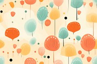 Wallpaper abstract balloon pattern. AI generated Image by rawpixel.
