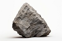 Rock mineral white background anthracite. AI generated Image by rawpixel.