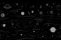 Universe backgrounds black tranquility. AI generated Image by rawpixel.