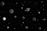 Cute solar system backgrounds astronomy outdoors. AI generated Image by rawpixel.