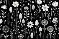 Floral backgrounds pattern flower. AI generated Image by rawpixel.