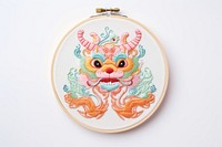 Dragon embroidery pattern chinese new year. AI generated Image by rawpixel.