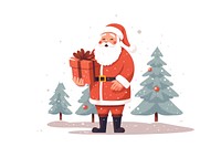 Santa claus christmas gift tree. AI generated Image by rawpixel.