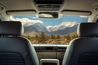 Landscape car vehicle window. AI generated Image by rawpixel.