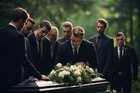 Grief funeral adult spirituality. AI generated Image by rawpixel.
