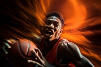 Basketball player portrait sports adult. AI generated Image by rawpixel.
