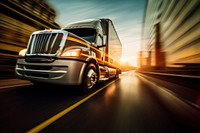 Truck vehicle wheel speed. AI generated Image by rawpixel.
