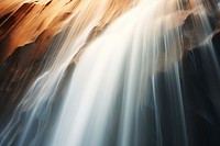 Waterfall outdoors nature speed. AI generated Image by rawpixel.
