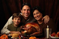 Happy Thanksgiving Day dinner thanksgiving portrait. AI generated Image by rawpixel.