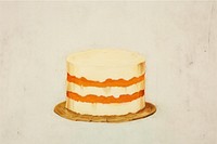 Carrot Cake cake dessert food. AI generated Image by rawpixel.