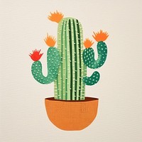 Chin Cactus cactus plant representation. AI generated Image by rawpixel.
