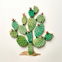 Prickly pear cactus plant prickly pear cactus representation. AI generated Image by rawpixel.