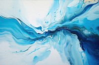 Abstract liquid blue and white turquoise painting nature. 