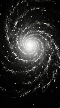 Spiral galaxy astronomy outdoors nature. AI generated Image by rawpixel.
