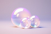 Bubbles lighting sphere biochemistry. AI generated Image by rawpixel.