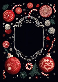 Vintage greeting card decoration christmas christmas decoration. AI generated Image by rawpixel.