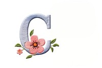 PNG Embroidery freshness pattern flower. AI generated Image by rawpixel.