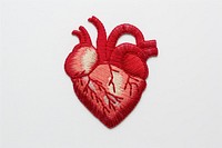 Heart embroidery pattern symbol. AI generated Image by rawpixel.