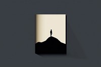 Book silhouette technology darkness. AI generated Image by rawpixel.