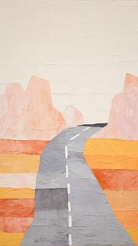 Road architecture backgrounds painting. AI generated Image by rawpixel.