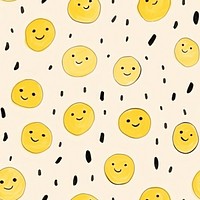 Smiley face pattern backgrounds anthropomorphic. AI generated Image by rawpixel.