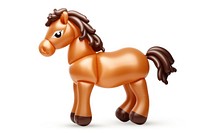 Horse figurine mammal animal. AI generated Image by rawpixel.
