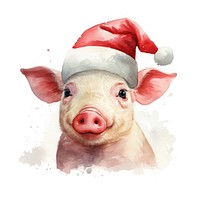 Pig mammal animal celebration. AI generated Image by rawpixel.